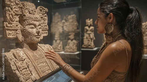 Ancient Mayan Sculpture: A Woman's Reverent Touch