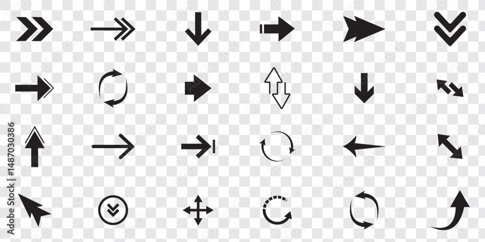 Set of new style black vector arrows isolated on white. Arrow vector icon. Set of new style black vector arrows isolated on white. Arrow vector icon eps 10 Set of new style black vector arrows isolated on white. Arrow vector icon. Set of new style black vector arrows isolated on white. Arrow vector icon eps 10