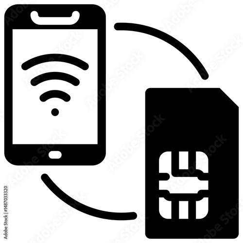 Local Sim Card Icon