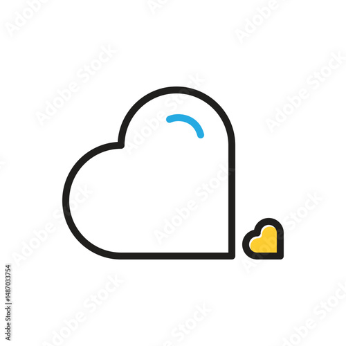 Multi color icon for little