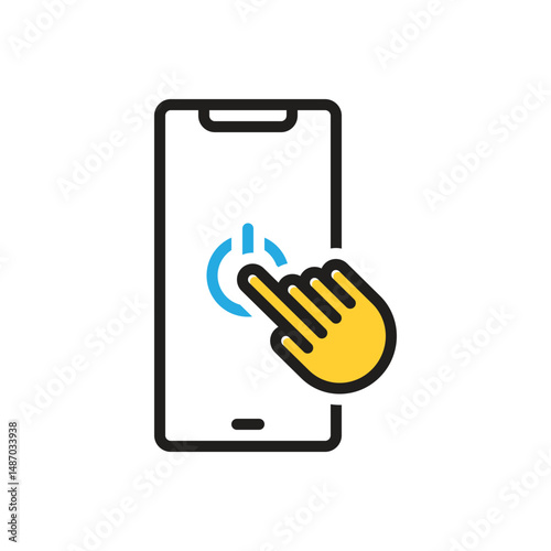 Multi color icon for over