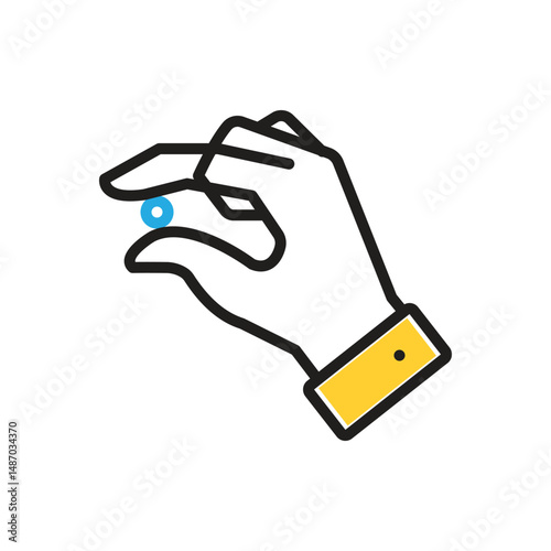 Multi color icon for little
