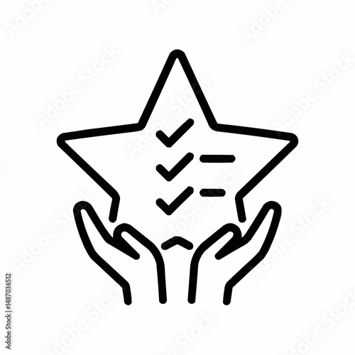 Outlined checklist inside a star — proven capabilities.