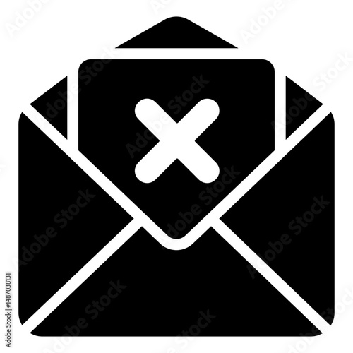 email rejected Solid icon