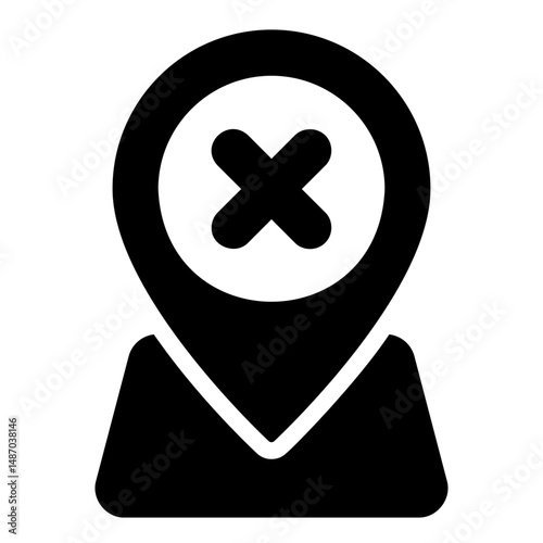 location denied Solid icon