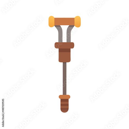 Flat Style illustration of an Adjustable Massage Tool isolated