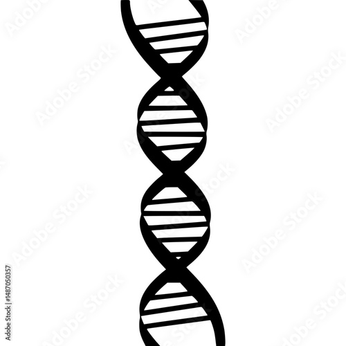 DNA Helix Vector Graphic