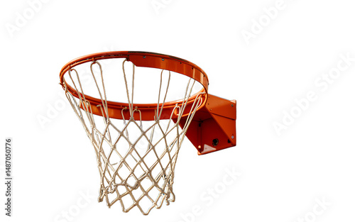 basketball hoop isolated on white