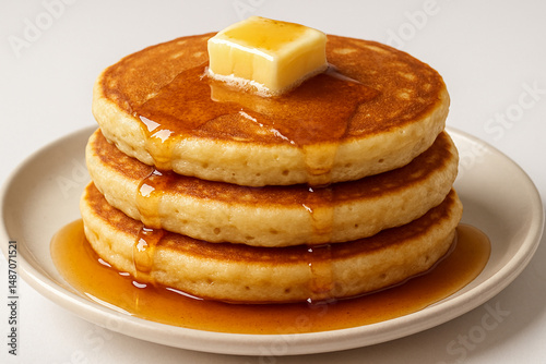 stack of pancakes on a plate