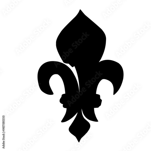 fleur de lis icon vector
