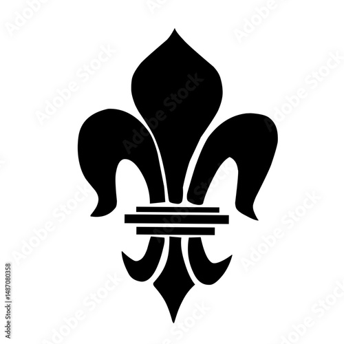 fleur de lis icon vector