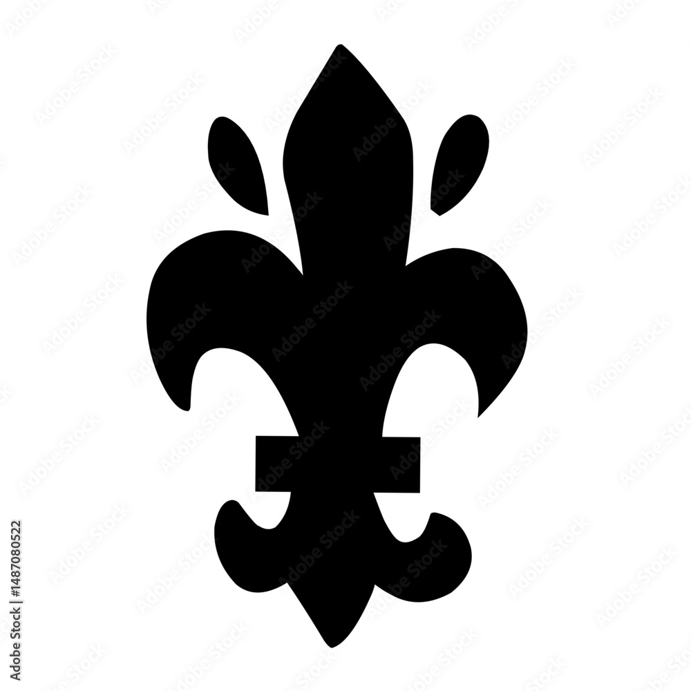 fleur de lis icon vector fleur de lis icon vector