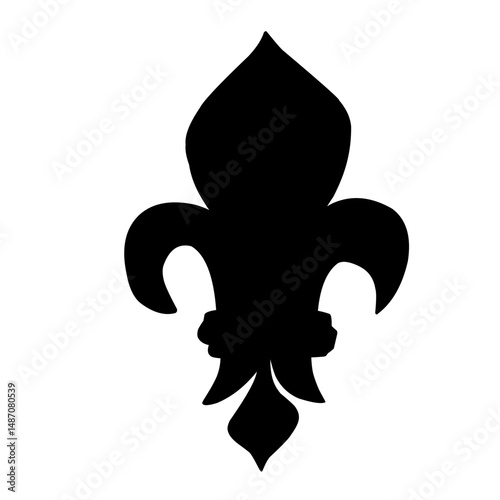 fleur de lis icon vector