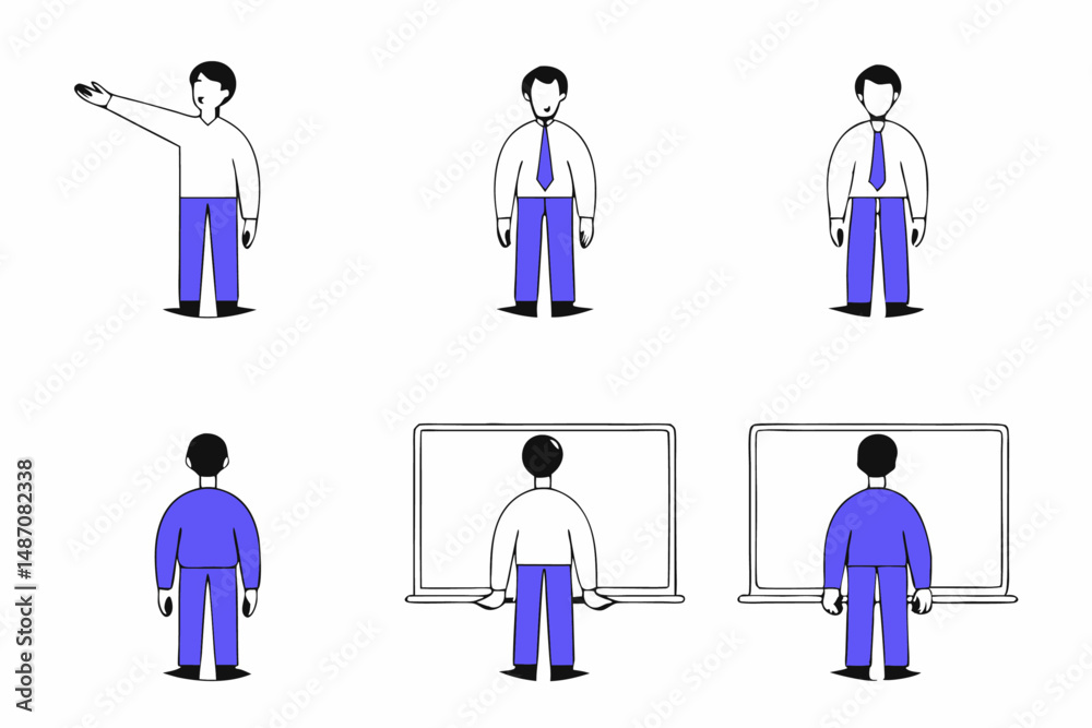 Show appreciation for educators with a charming illustration of a male teacher near a school board conveying dedication passion and knowledge in the classroom Show appreciation for educators with a charming illustration of a male teacher near a school board conveying dedication passion and knowledge in the classroom