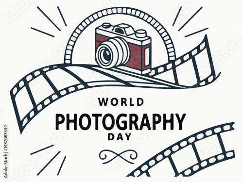 World Photography Day Celebration Design
