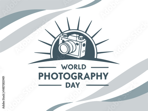 World Photography Day Celebration Design

