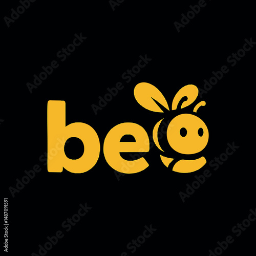 A creative and modern bee logo design symbolizing hard work, teamwork, and nature. Perfect for eco-friendly brands, honey product packaging, organic businesses, and mascot logos.

