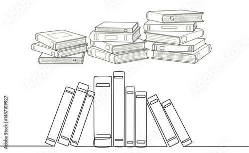 Hand-Drawn Book Illustrations – Literary Collection