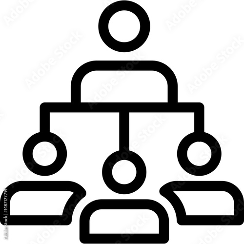 Hiring Process Line Icons. Recruitment, Job Application, Interview, CV Review, Onboarding and HR Vector Symbols