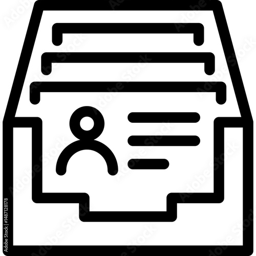 Hiring Process Line Icons. Recruitment, Job Application, Interview, CV Review, Onboarding and HR Vector Symbols