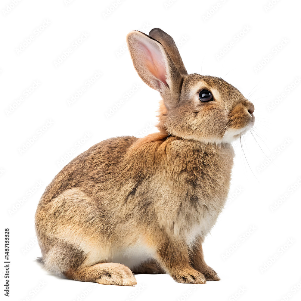 Obraz premium rabbit isolated on white background