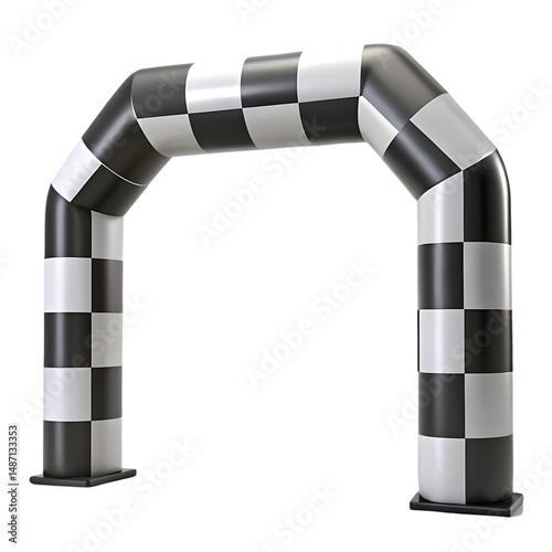 Inflatable Checkered Archway