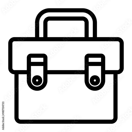 briefcase line icon