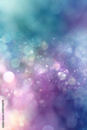 Abstract Bokeh of City Lights at Night in Bangkok
