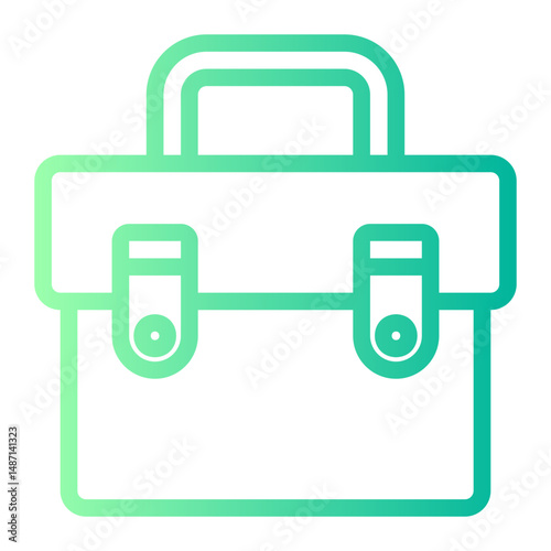 briefcase gradient icon