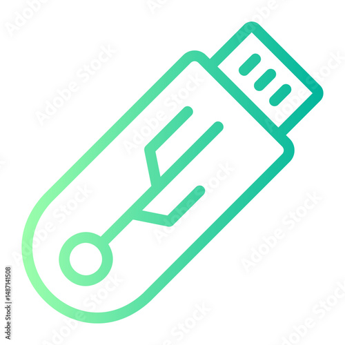 usb gradient icon