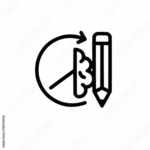Simple reload icon combined with a pencil — feedback and revision loop.