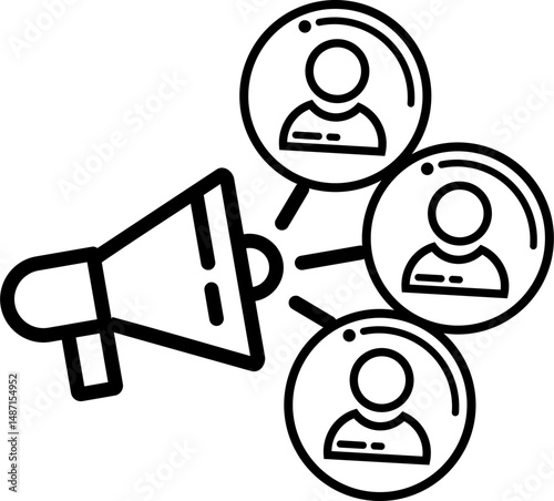 Affiliate Marketing Outline Icon