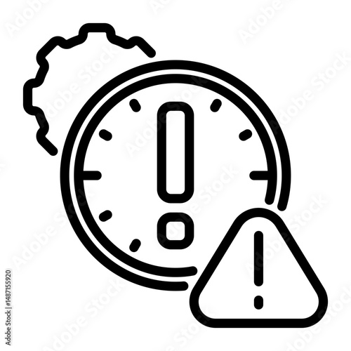 error icon, line icon style