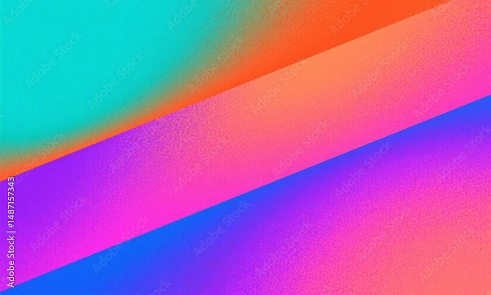 Fototapeta premium Abstract colorful composition with gradients of orange pink purple and blue backgrounds