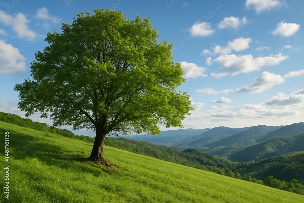 Fototapeta premium landscape with trees