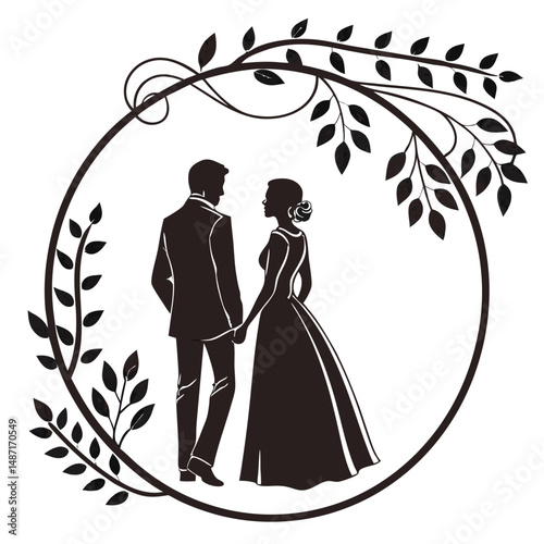 romantic couple in various poses silhouettes collection. Couple falling in love different poses isolated on white background silhouette set