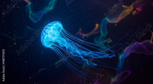 Neon Wildlife – Semi-Realistic Glowing Animal Illustrations