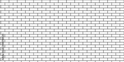Vector empty stucco masonry pavement floor and wall limestone brickwork concrete texture. Urban white, black line cement rough row wallpaper abstract background.	
