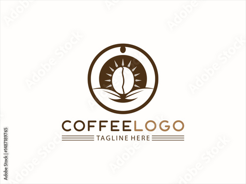 Cafe logo Vector Template