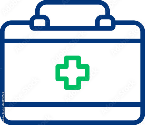 First aid box. First aid kit box icon