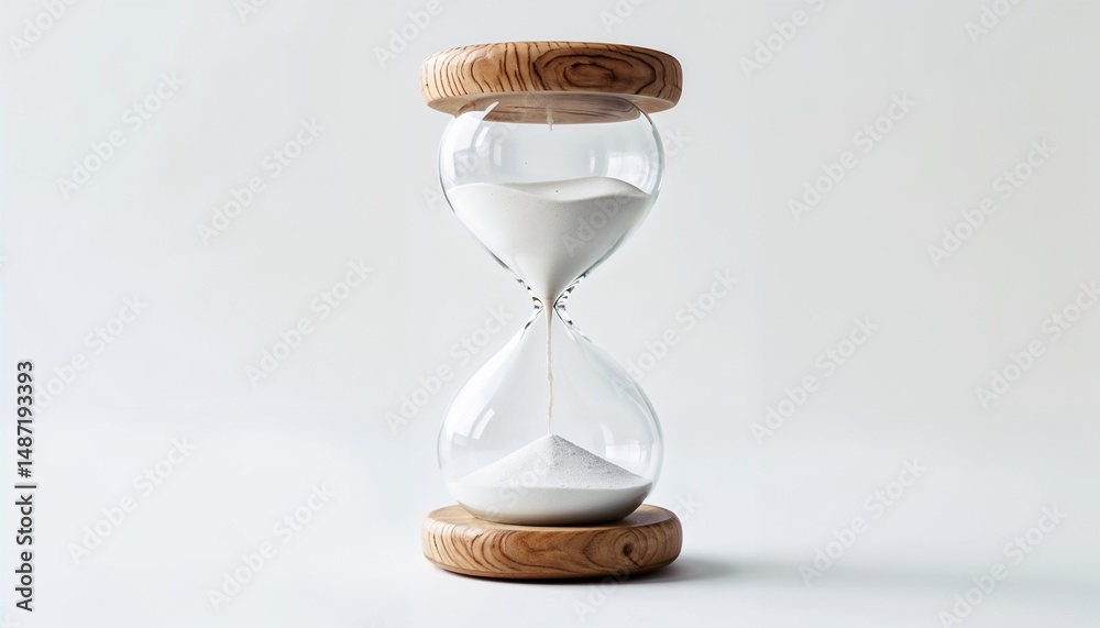 Naklejka premium hourglass with sand