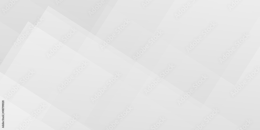 Obraz premium Luxury minimal creative modern gradient element shiny line technology Light gray and white overlap triangle abstract subtle vector business background.