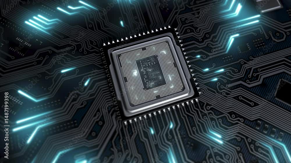 Neon Pulses From A CPU