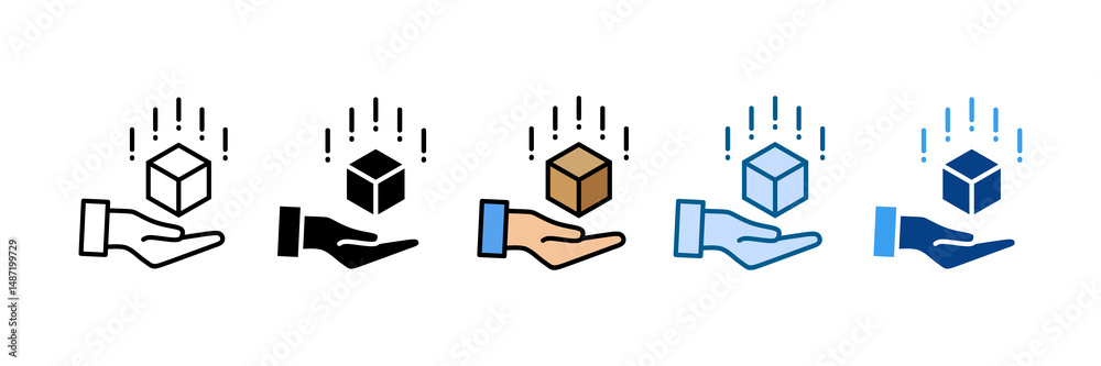 Vault Icon Set Multiple Style Collection