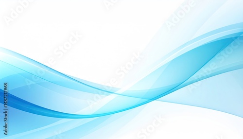 Minimalistic Medical Technology Background with Blue Cross Symbols and Clean White Abstract Lines – Healthcare Concept Banner