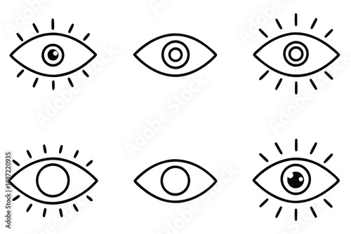 Eye Deep Insight Line art