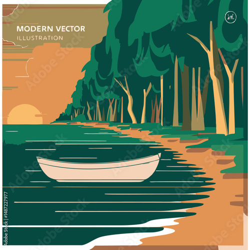 A stunning and serene nature image capturing the beauty of forests, mountains, rivers, and wildlife. Perfect for environmental campaigns, travel blogs, wellness brands, and outdoor adventure promotion