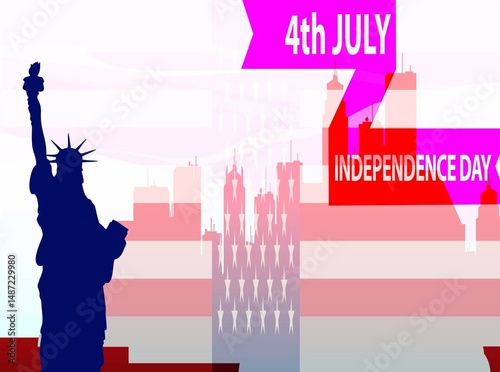 Celebrate freedom! Happy Independence Day, America for your social media post and pc and laptop image #IndependenceDay #USA #FourthOfJuly #Patriotic #fireworks, flag, celebration 