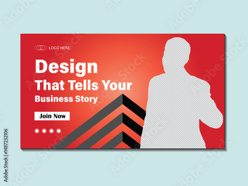  Professional Business YouTube Thumbnail Template
