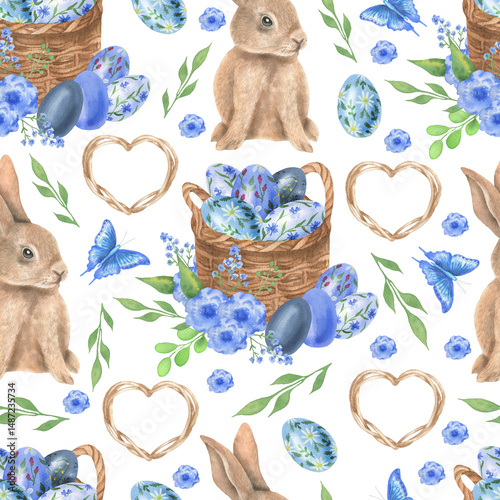 Easter bunny pattern
